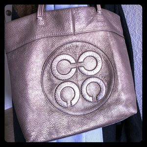 COACH Authentic Bronze leather Purse